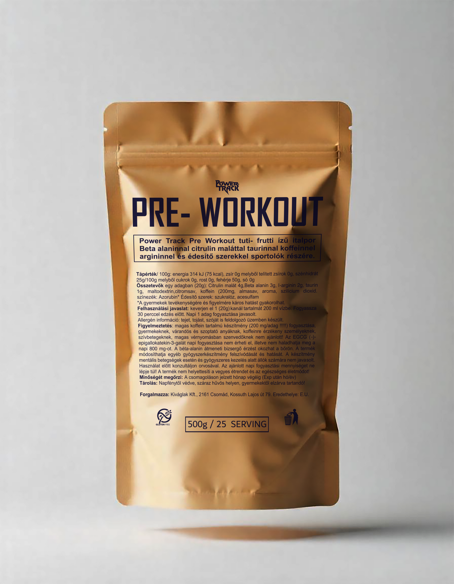 Pre-Workout - 500g - PowerTrack