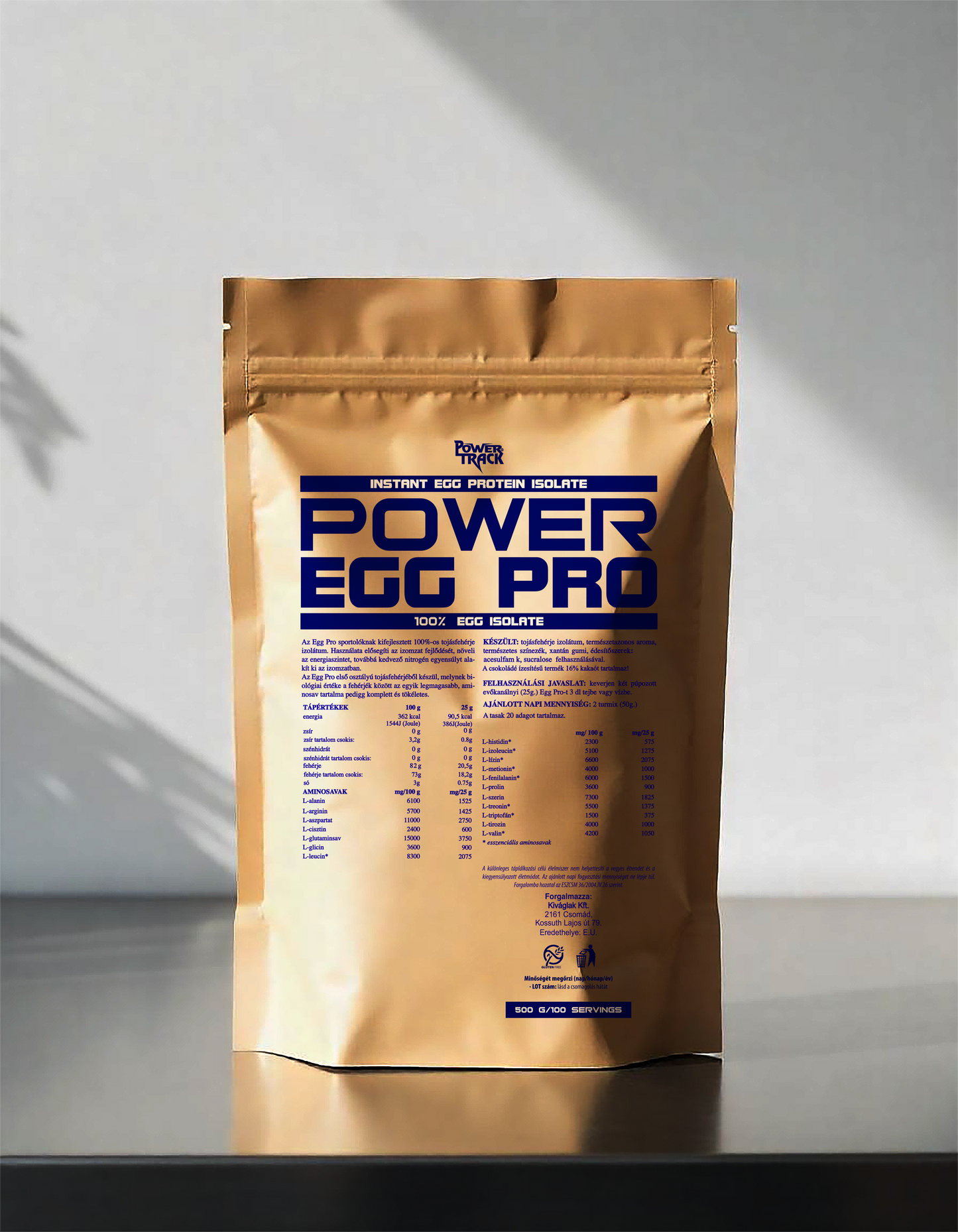 Power Egg Pro 100% Tojásfehérje izolátum